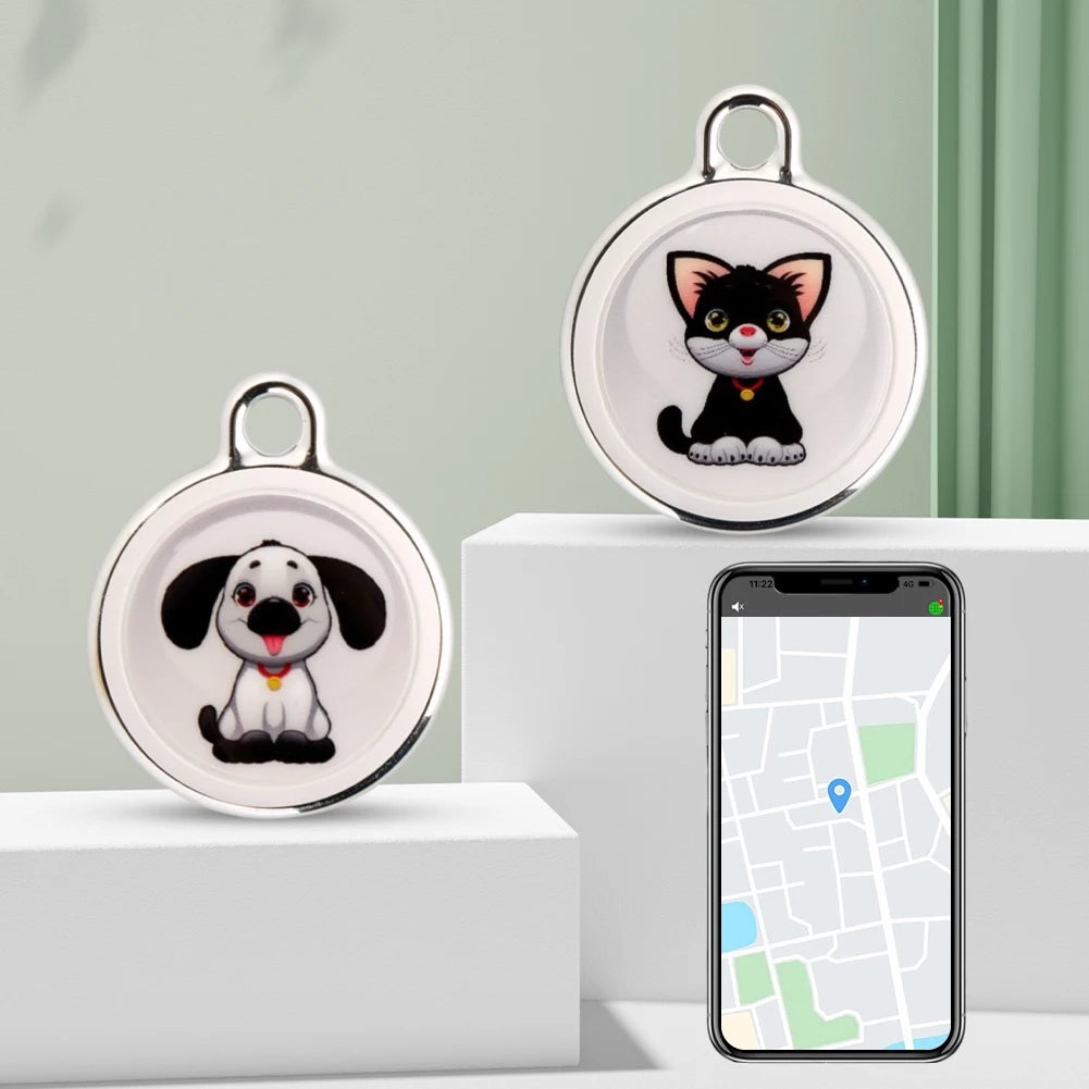 Pet Anti-Lost GPS Tracker Waterproof GPS Tracking Device Smart Activity Tracker for Dogs Cats Kids Pets Keychain Wallet Luggage