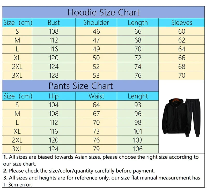 Fashion Daily Men's Tracksuit Sweatshirts Men Single Piece Sweatshirt Sports Pants and Sportswear Zip Up Hoodies Hoodie Cardigan