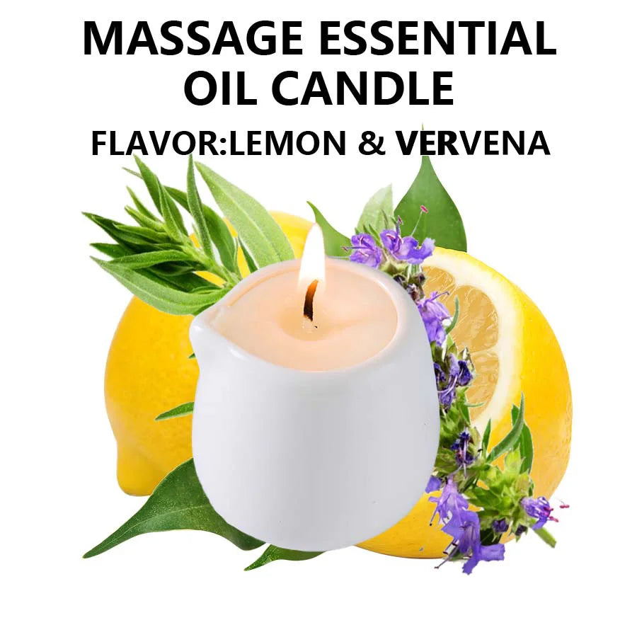 Sweet orange Low Temperature Massage Essential Oil Candle Heating Full Body Back SPA Flirtation Romantic home decor valentines
