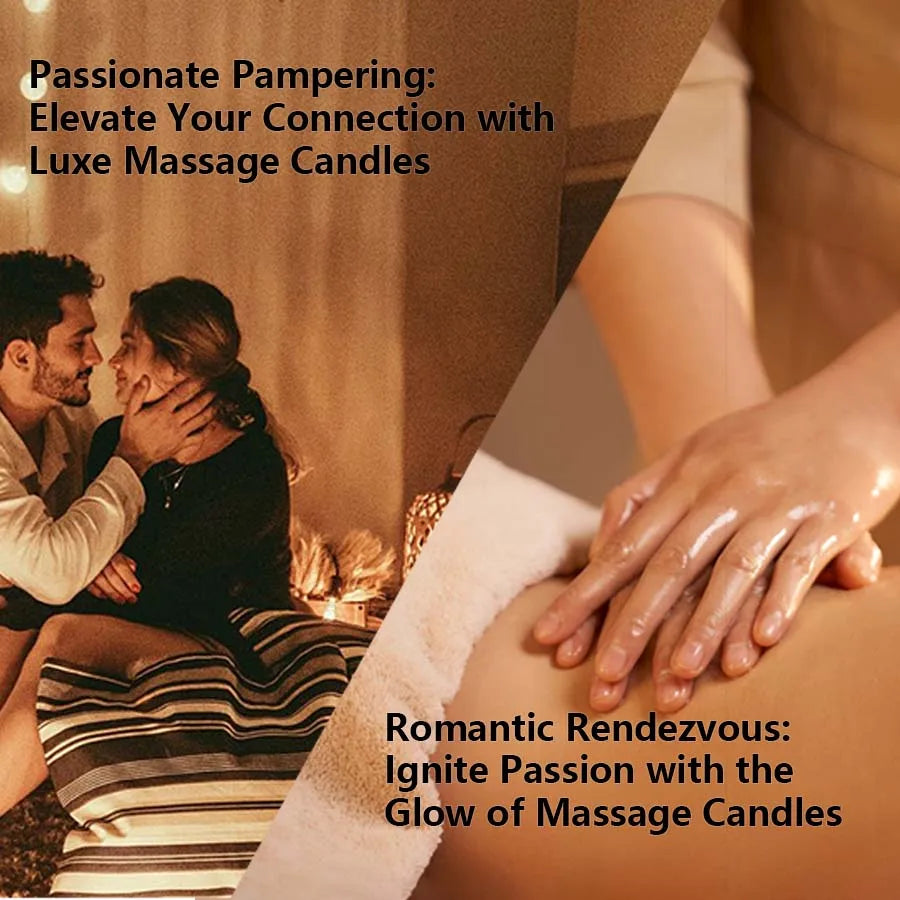 Sweet orange Low Temperature Massage Essential Oil Candle Heating Full Body Back SPA Flirtation Romantic home decor valentines