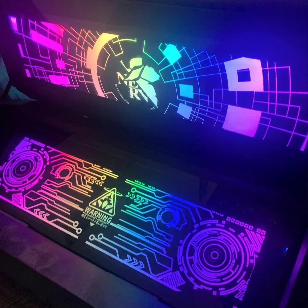 ARGB PC Case Lighting Panel,Customized GPU Side Backplate,MOD Chassis Gaming Decorated Plate 5V 12V Colorful AURA SYNC