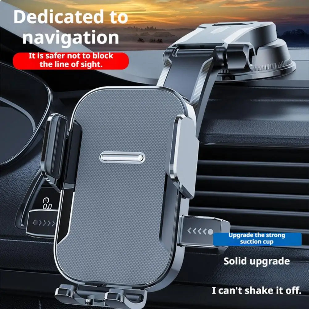 Car Universal Mobile Phone Stand Car Suction Cup Rotation Adjustment Center Console Fixed Navigation Support Car Phone Holder