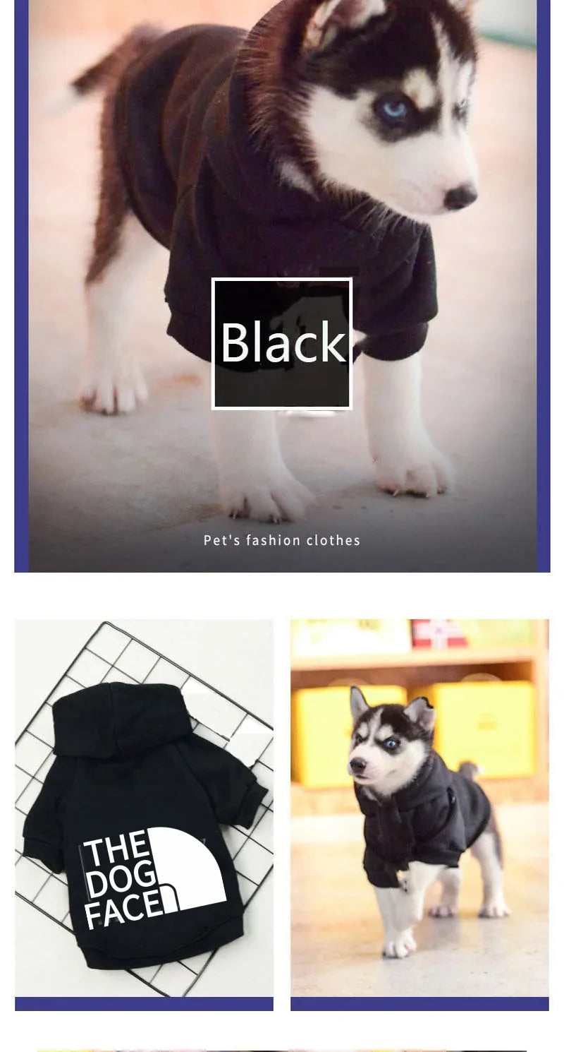 Dog Hoodies for Large Dogs Hoodie with Dog Pouch Pet Dogs Hoodies Autumn and Winter Season French Jacket Clothing