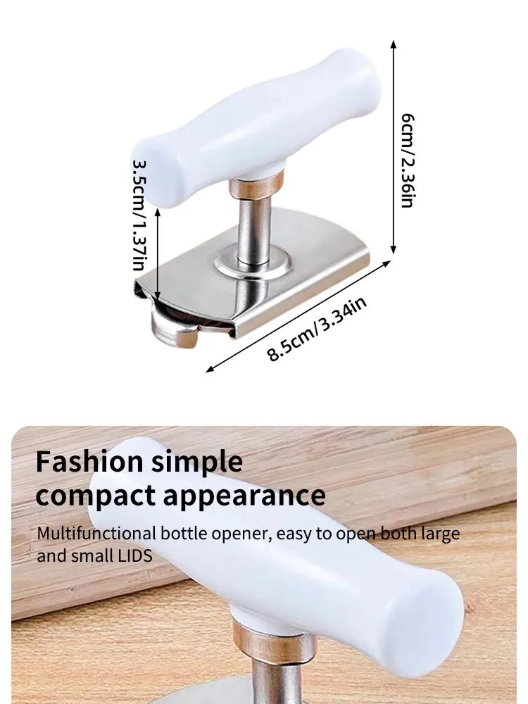 Home Stainless Steel Quick Bottle Opener Adjustable Can Opener Glasses Jar Lid Opener Kitchen Gadgets