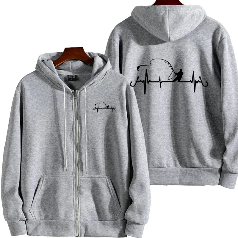 Fashion Daily Men's Tracksuit Sweatshirts Men Single Piece Sweatshirt Sports Pants and Sportswear Zip Up Hoodies Hoodie Cardigan