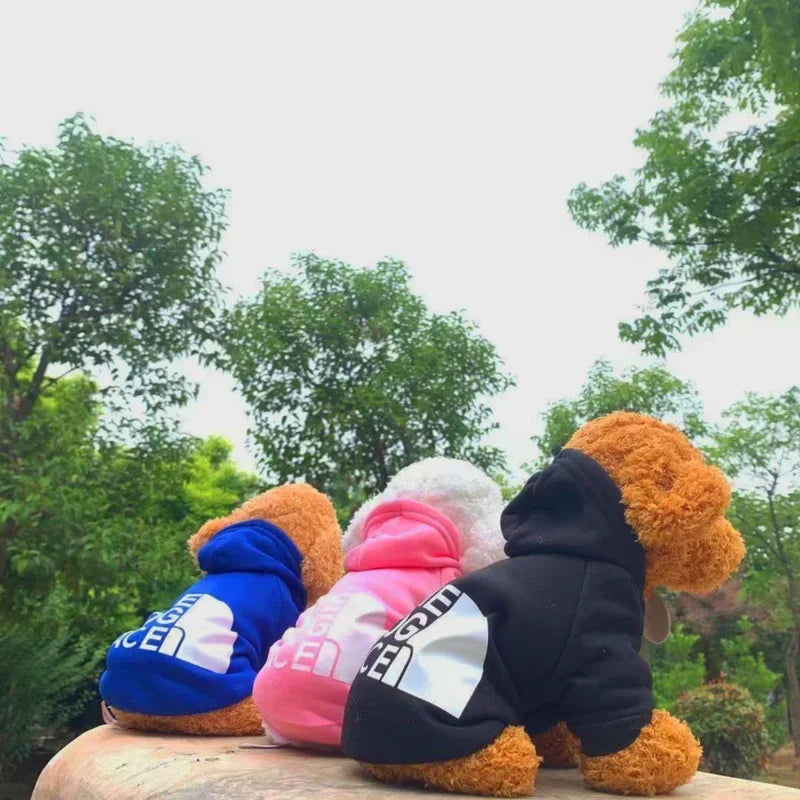 Dog Hoodies for Large Dogs Hoodie with Dog Pouch Pet Dogs Hoodies Autumn and Winter Season French Jacket Clothing