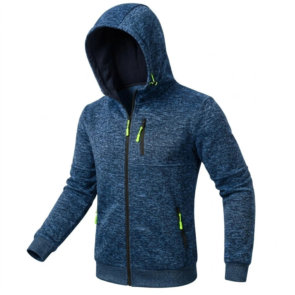 New Zipper Casual Hoodies for Men Outdoor Zip Up Sweatshirts Luxury Work Hoodie Men Fitness Sport Gym Man Fashion Jacket Coats