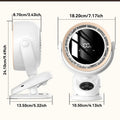 Car Fan Camping Fan 5-Speeds Electric Air Circulator Ceiling Fan Ultra-quiet Clip-on Fan Household Outdoor Cooling Ventilador