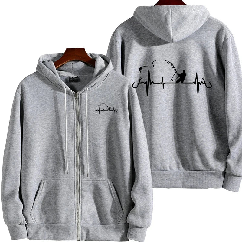 Fashion Daily Men's Tracksuit Sweatshirts Men Single Piece Sweatshirt Sports Pants and Sportswear Zip Up Hoodies Hoodie Cardigan