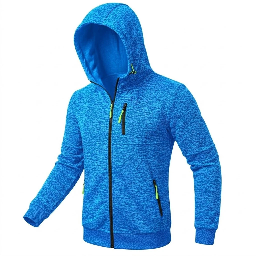 New Zipper Casual Hoodies for Men Outdoor Zip Up Sweatshirts Luxury Work Hoodie Men Fitness Sport Gym Man Fashion Jacket Coats