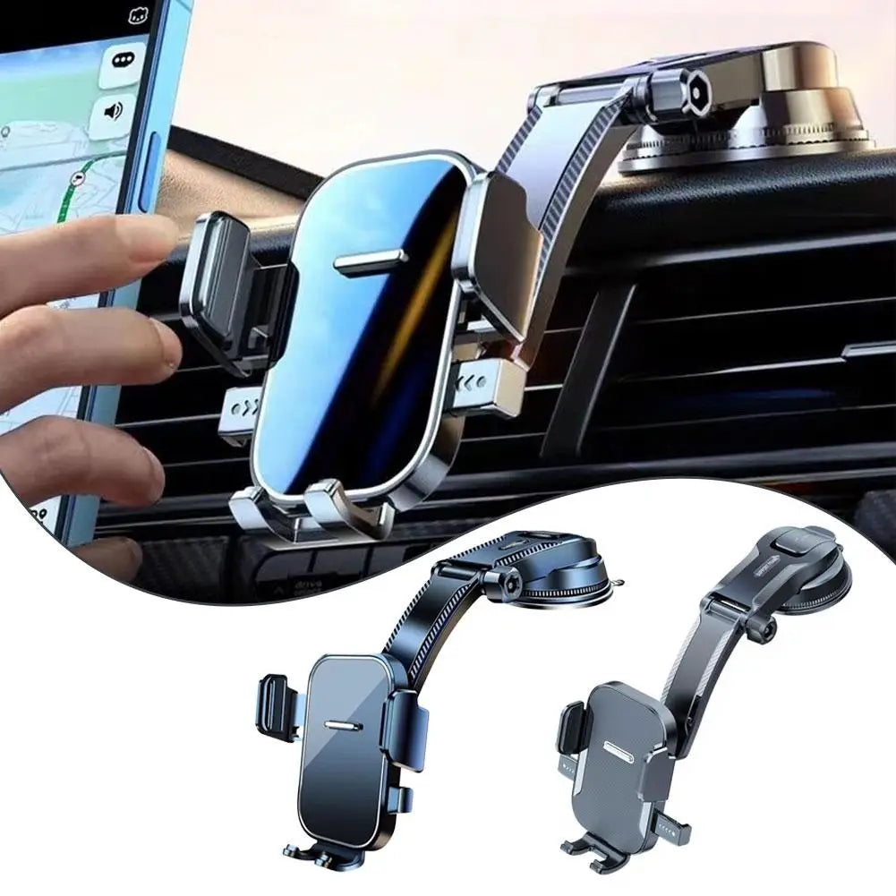 Car Universal Mobile Phone Stand Car Suction Cup Rotation Adjustment Center Console Fixed Navigation Support Car Phone Holder