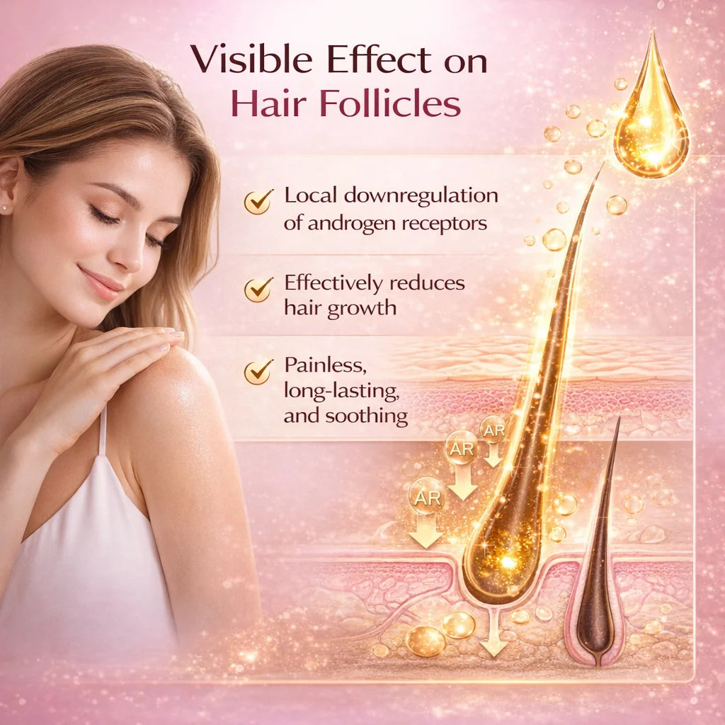 Cyperus Rotundus Oil For Hair Removal Soft Smooth Skin Care Deep Hydration Anti Hair Growth Inhibition After Shave Oil,60ml