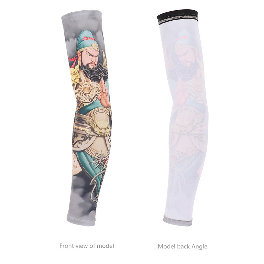 Outdoor arm sleeves Cycling Arm protectors Cuffs Game muffs Arm Warmers Sport Gaming Tattoo Sleeve Elbow Pad Jogging Arm Cover
