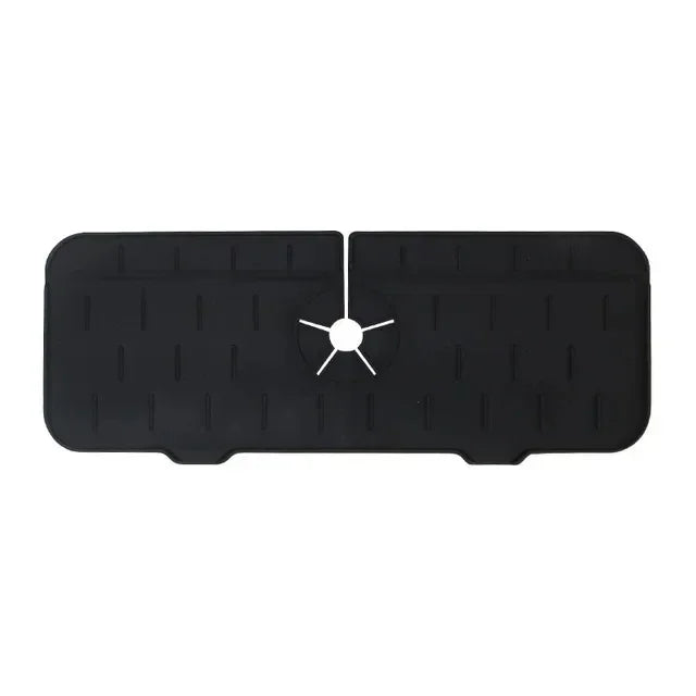 Faucet Absorbent Pad Silicone Kitchen Sink Splash Guard Drain Pad Splash Catching Pad Countertop Protector Kitchen Gadgets For