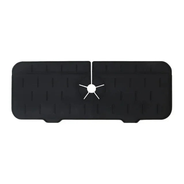 Faucet Absorbent Pad Silicone Kitchen Sink Splash Guard Drain Pad Splash Catching Pad Countertop Protector Kitchen Gadgets For
