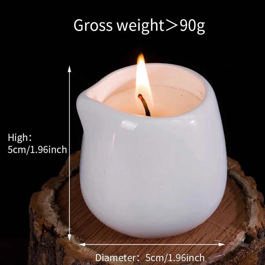 Sweet orange Low Temperature Massage Essential Oil Candle Heating Full Body Back SPA Flirtation Romantic home decor valentines